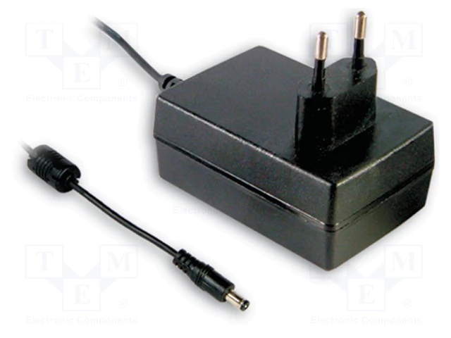 AC adapter Mean Well GSM18E12-P1J 12V 1,5A 5,5x2,1mm