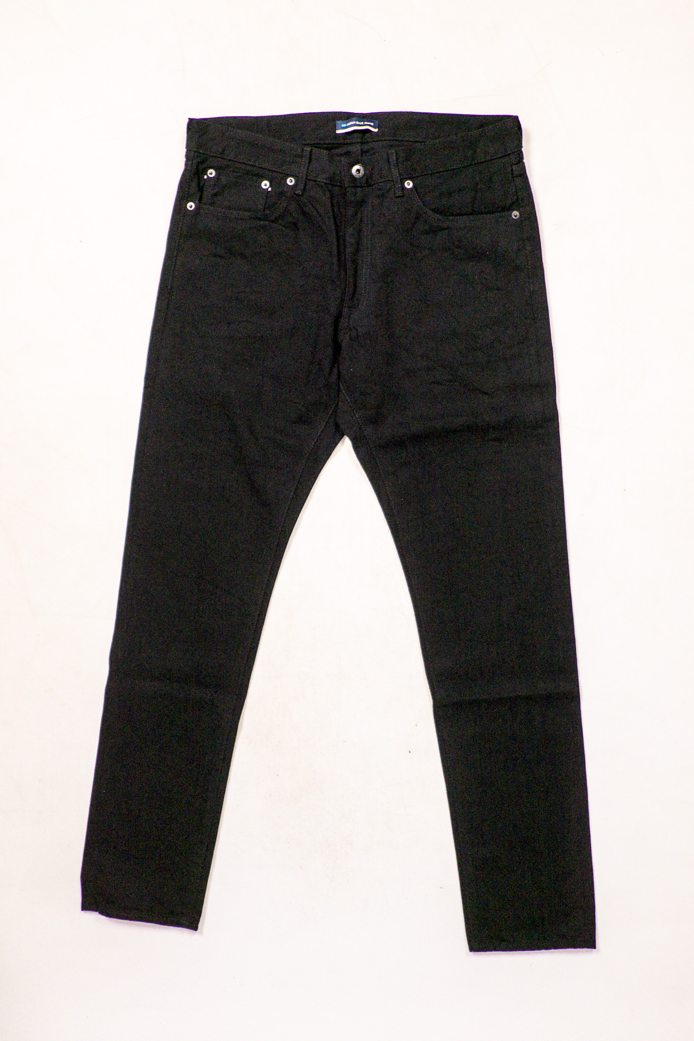 Japan Blue - J214 Black/Black Selvedge Denim Tapered 14oz - 5