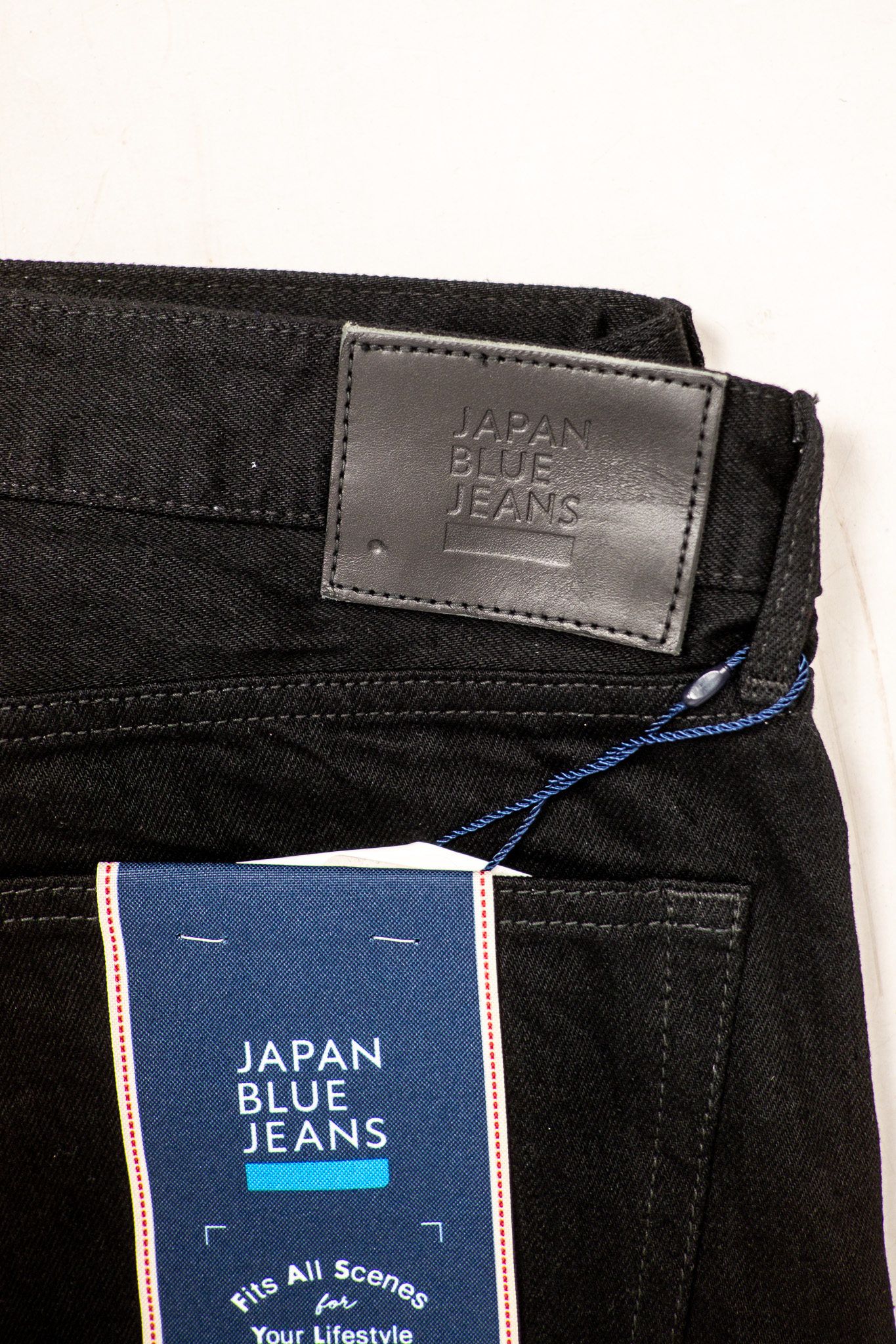 Japan Blue - J214 Black/Black Selvedge Denim Tapered 14oz - 7