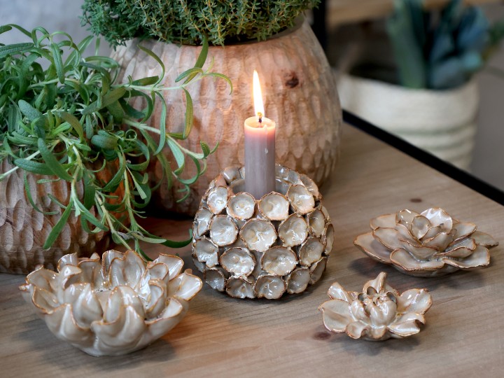 Candle Lantern Flower Chic Antique - 3