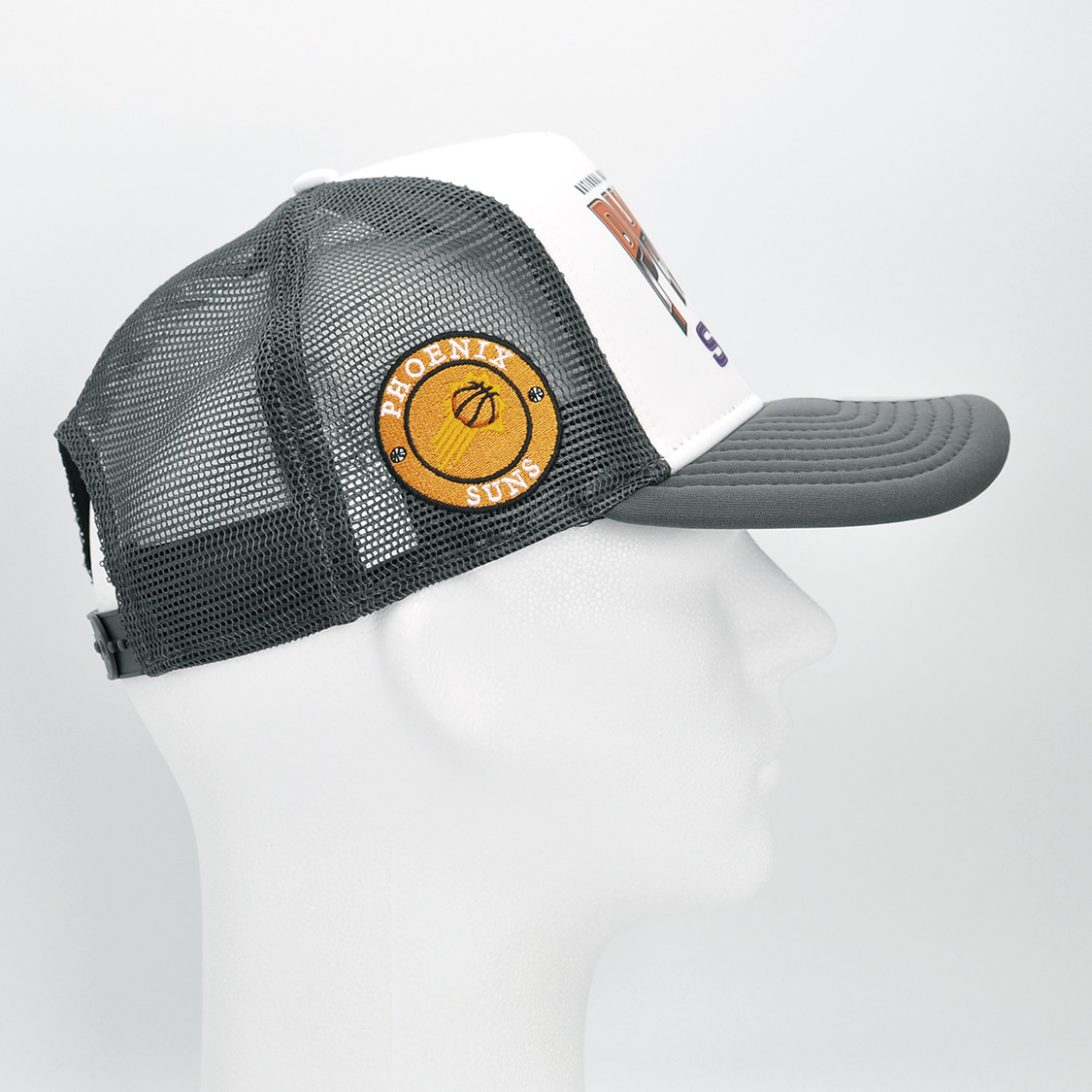 New Era - Phoenix Suns NBA Team Colour 9FORTY E-Frame Adjustable Trucker Cap Dark Grey - 4