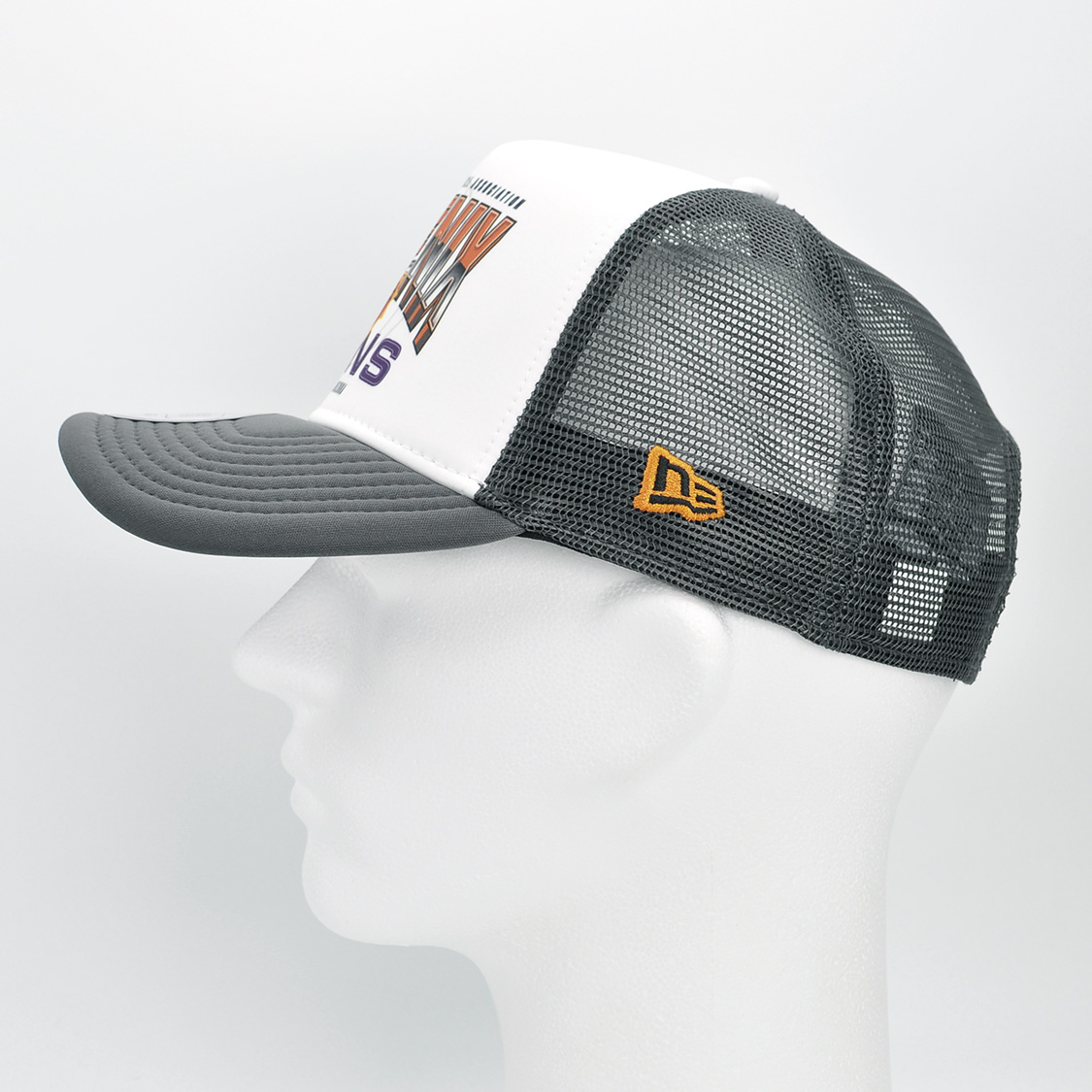 New Era - Phoenix Suns NBA Team Colour 9FORTY E-Frame Adjustable Trucker Cap Dark Grey - 2