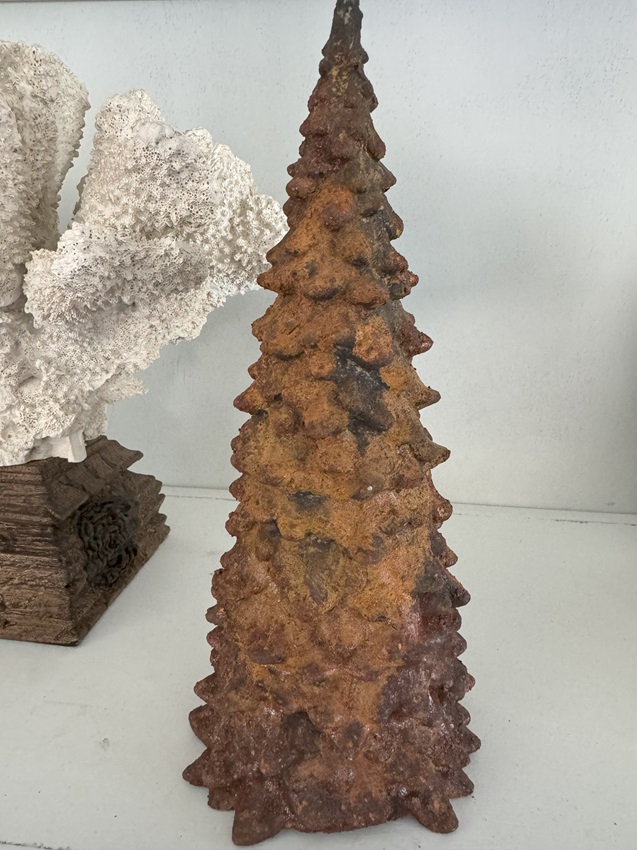 Fir tree - Christmas tree - Concrete - 21.5x9.5 cm - 3