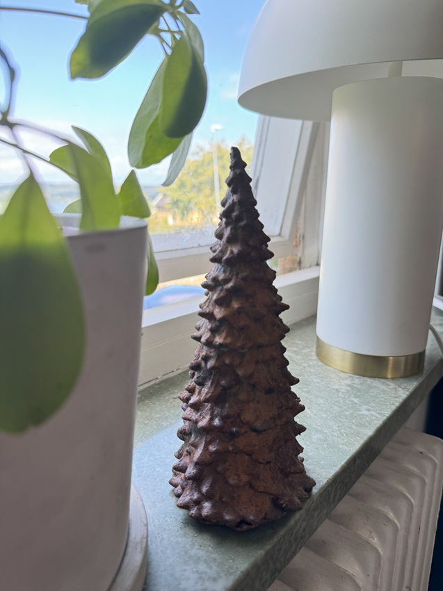 Fir tree - Christmas tree - Concrete - 21.5x9.5 cm - 4
