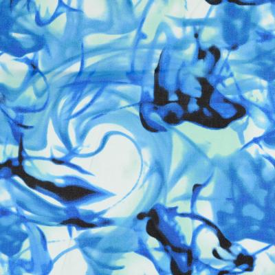 Batik Chiffong Blå - 3