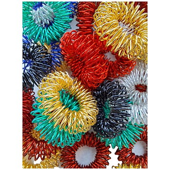 Fingermassagering, Fingerrullare, Akupressurring, 7, 20 eller 100 ringar
