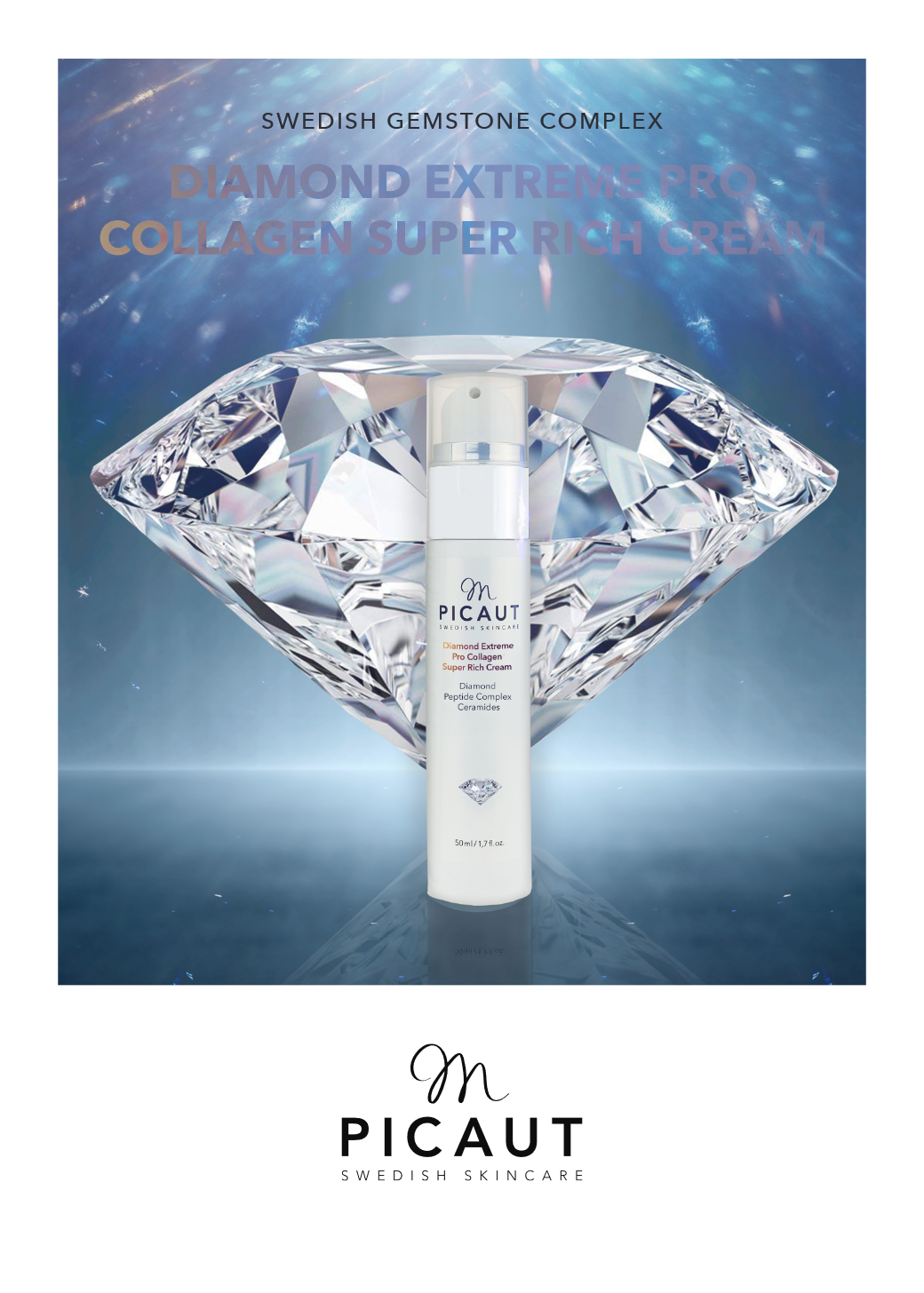 Diamond Extreme Pro Collagen Super Rich Cream 50ml - M PICAUT - 2