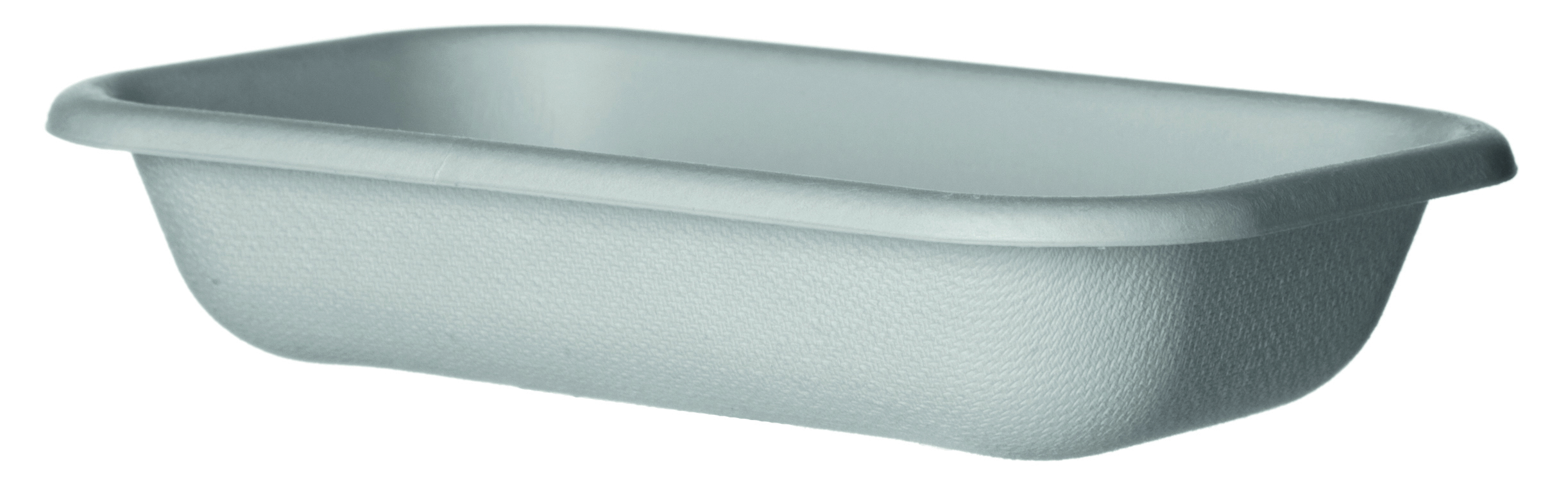 Rectangular container molded fiber WHITE 16oz/470ml 400 st/fp