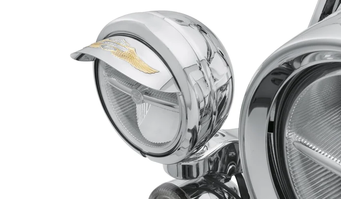 Skärm, Spotlamp 4-1/2  Gold/Logo Oe - 2
