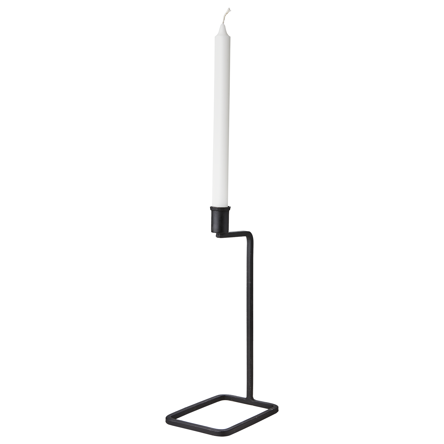 Ljusstake Svante svart smide 30 cm L - 3