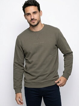Crewneck Sweatshirt George Olive