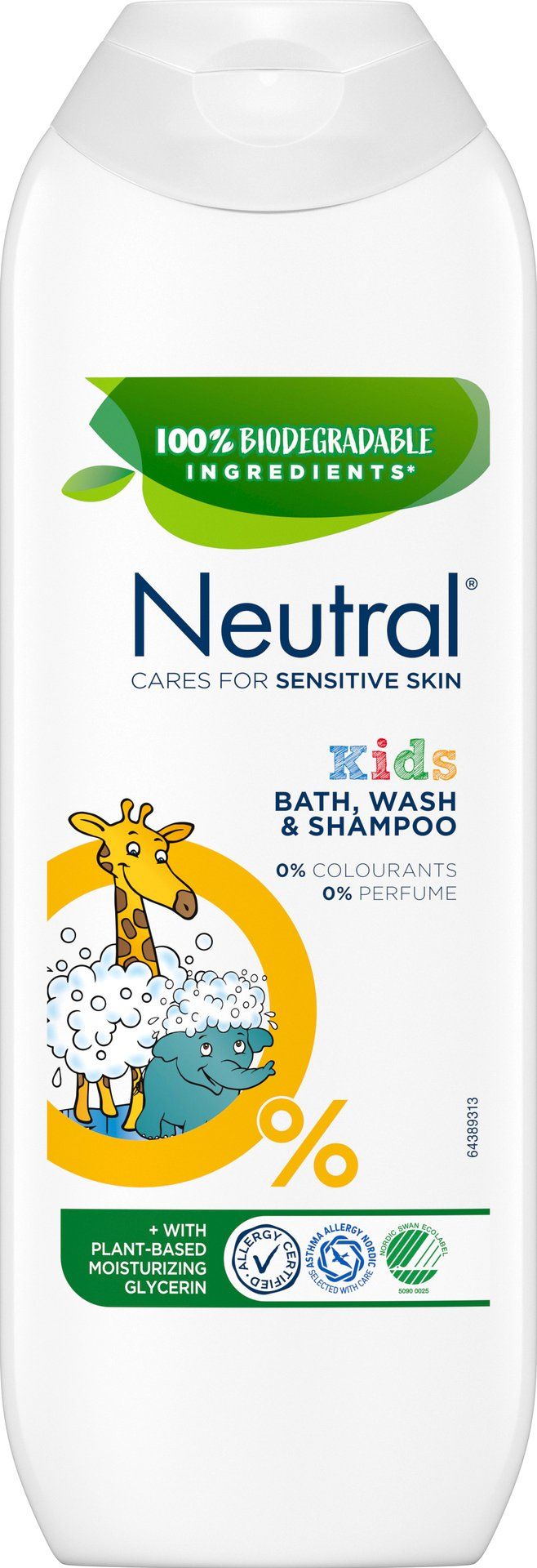 Neutral 0% Kids Badschampo 250 ml