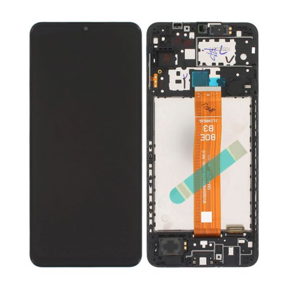 Samsung Galaxy A12/A12s Skärm med LCD Display Original - Svart