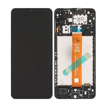 Samsung Galaxy A12/A12s Skärm med LCD Display Original - Svart