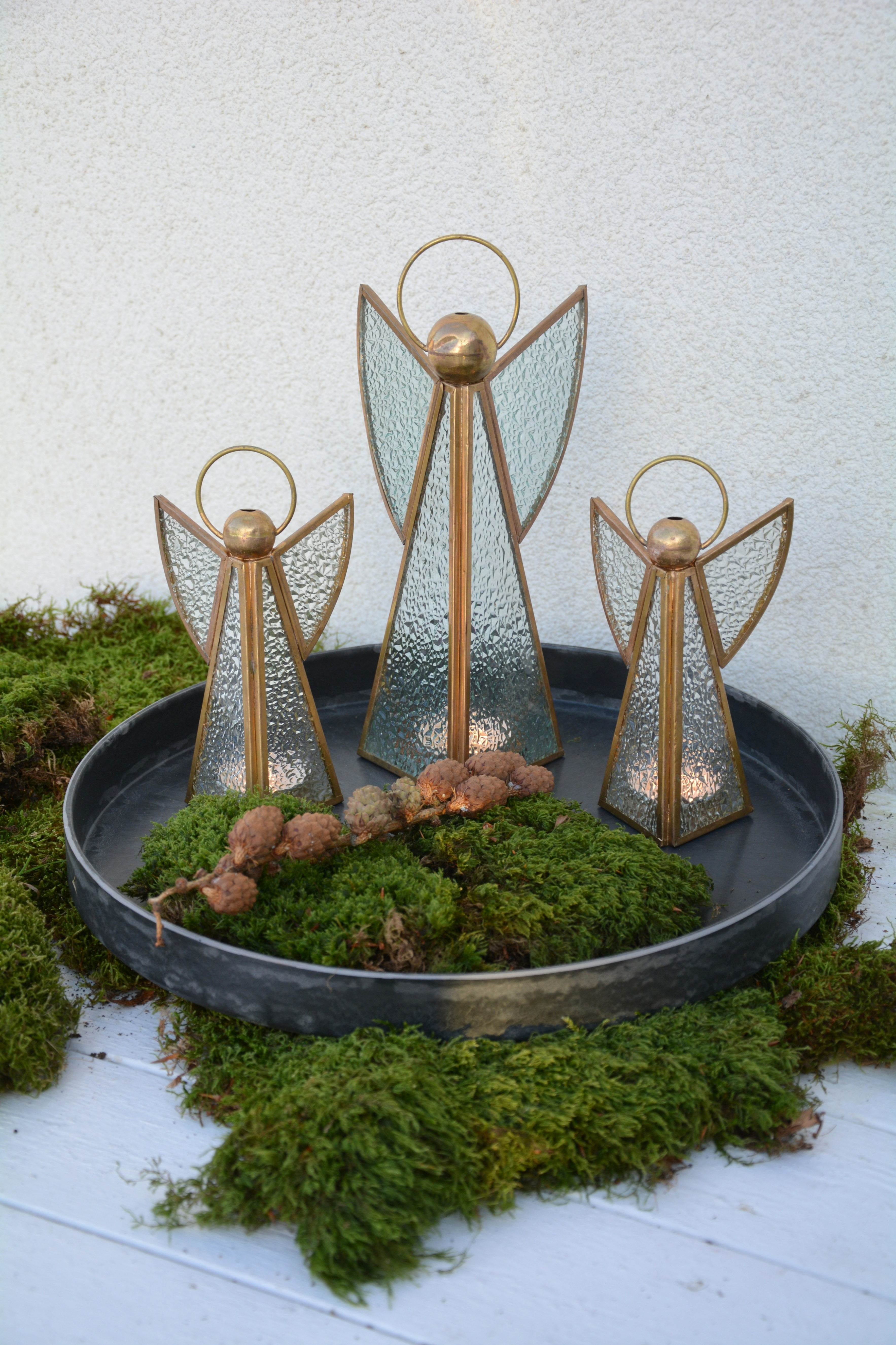 Bricka grå / svart 36 cm - 4