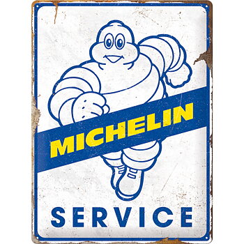 MICHELIN Service Metallskylt.  (30x40cm)