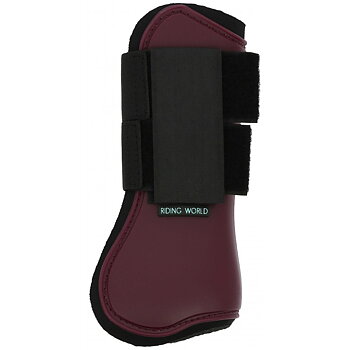 RIDING WORLD Etujalkasuojat Hevoselle Burgundy Jännesuojat