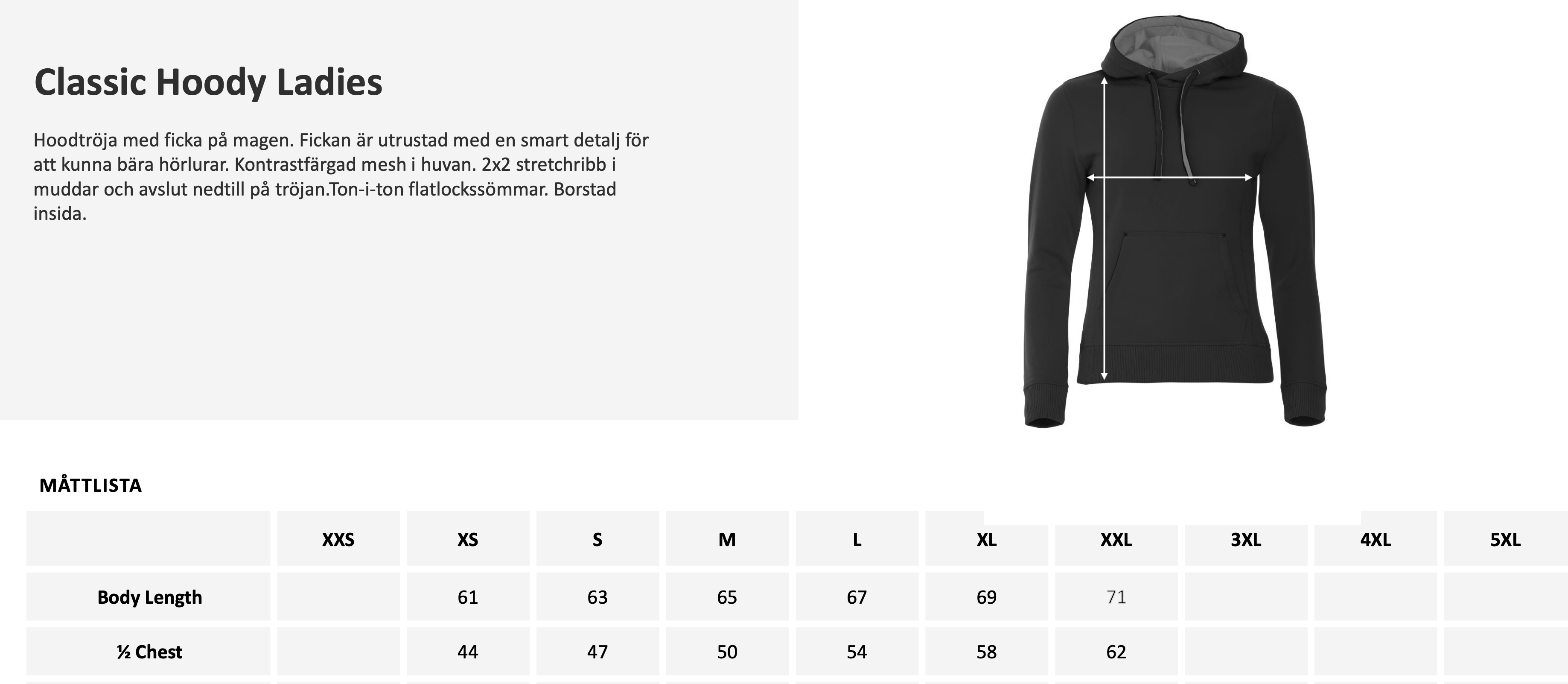 Classic Hoody Marin - 5