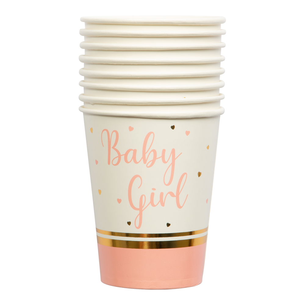 Baby Girl Pappersmuggar 8-pack - 2