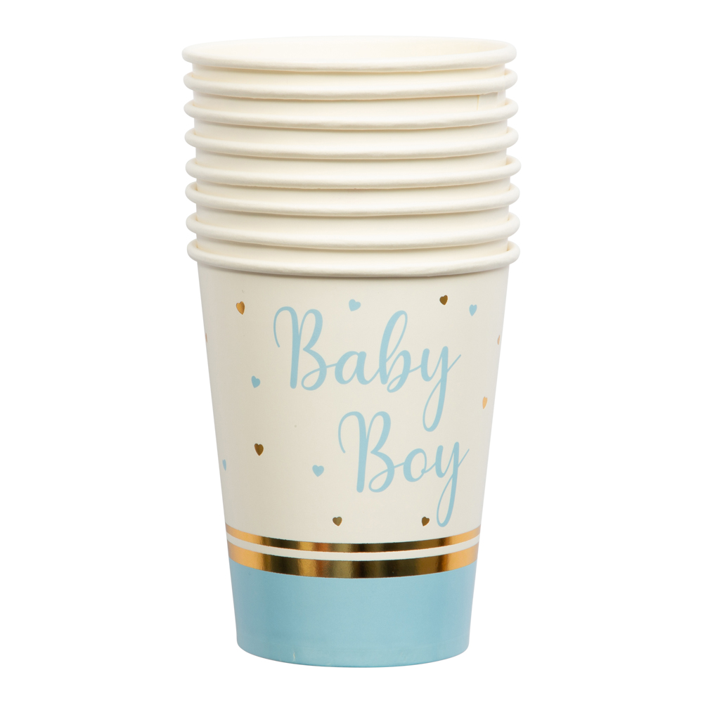 Baby Boy Paper Cups 8-pack - 2