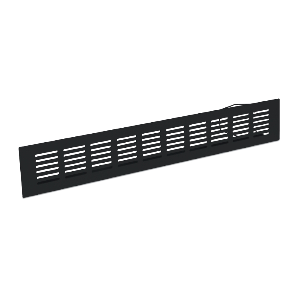Ventilgaller 60x400 svart alum
