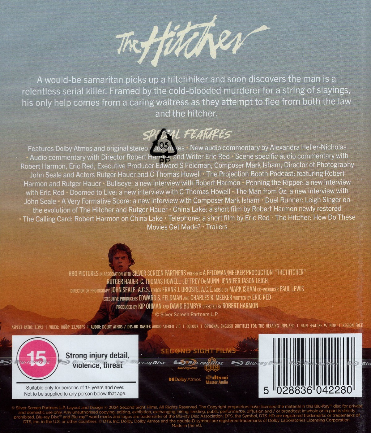 The Hitcher (ej svensk text) (Blu-ray) - 2
