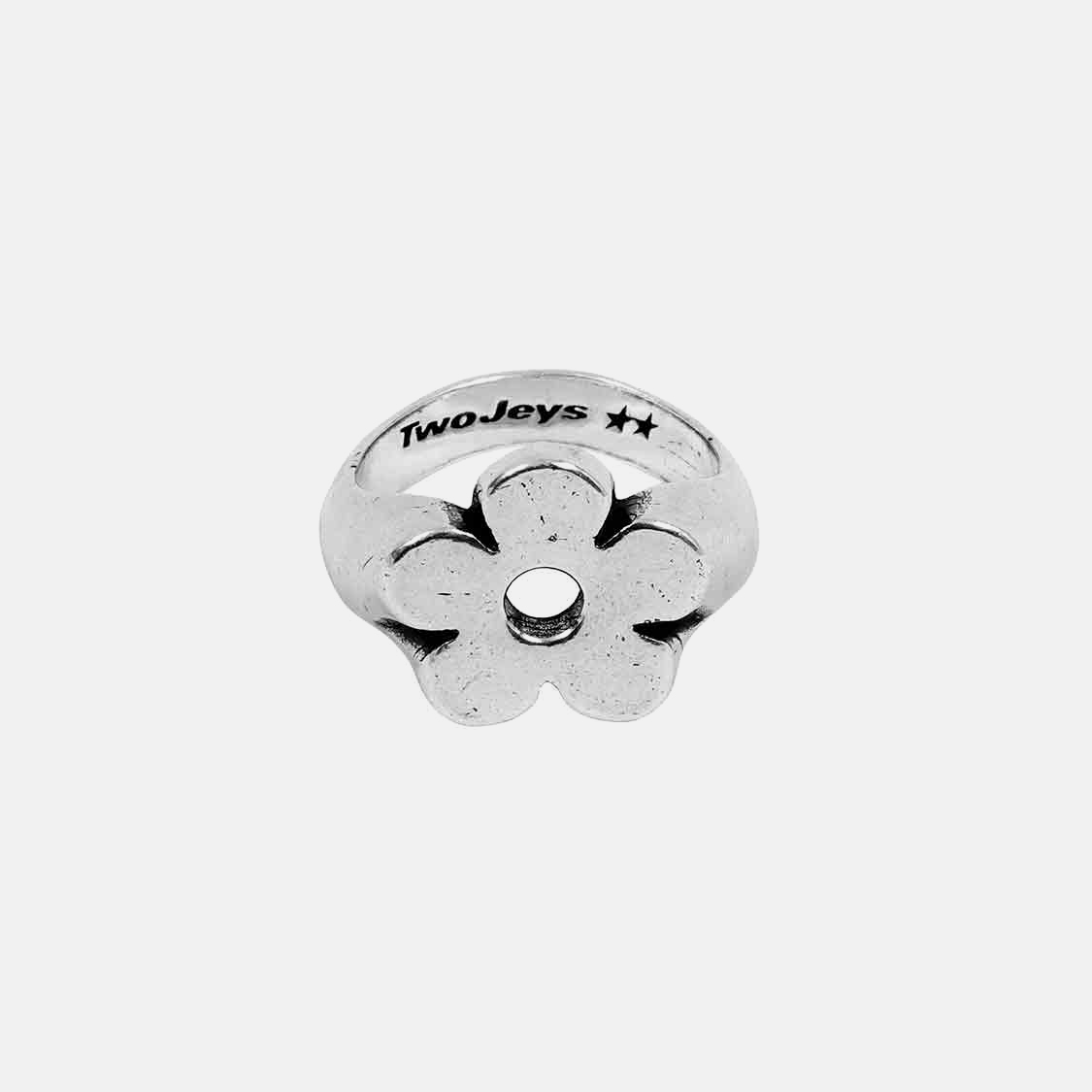 TwoJeys - Flower Ring Plata - 2