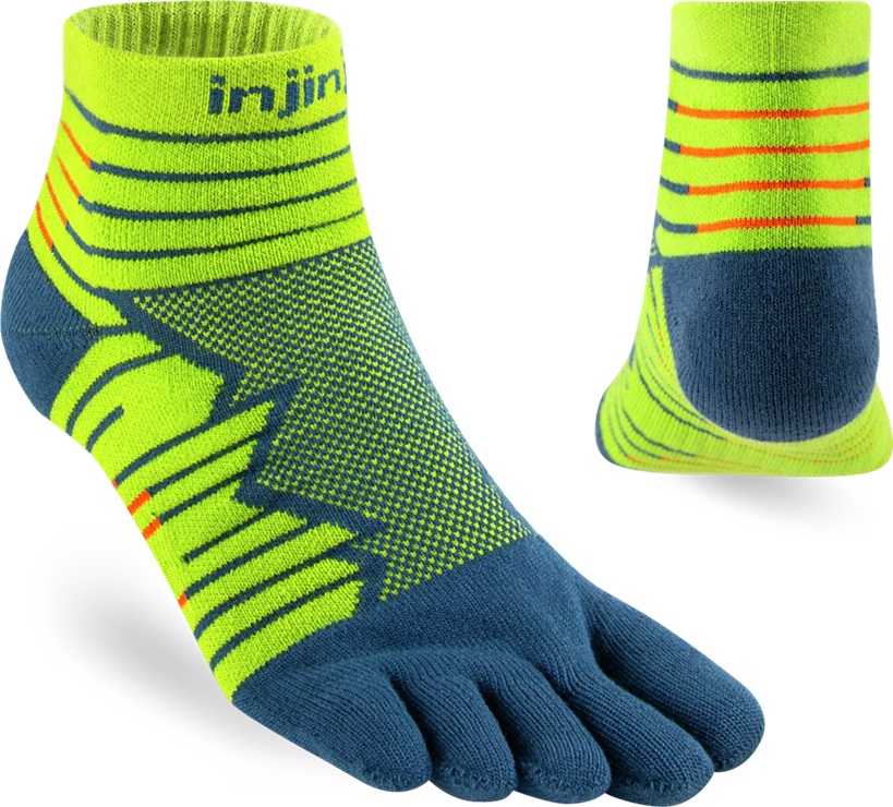 Injinji Ultra Run Mini Crew Moss