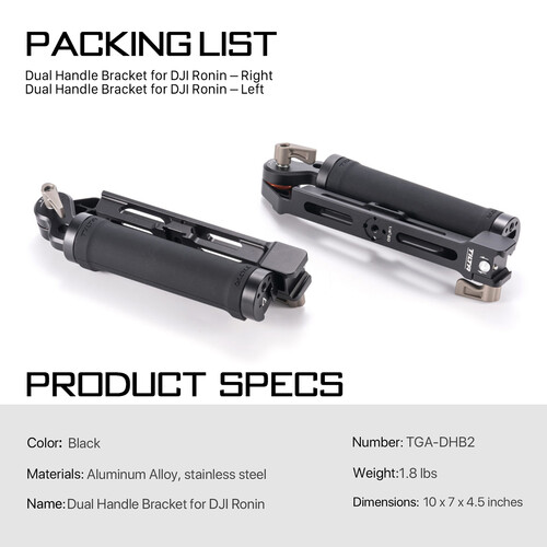 TILTA Dual Handle Bracket for DJI Ronin - 5