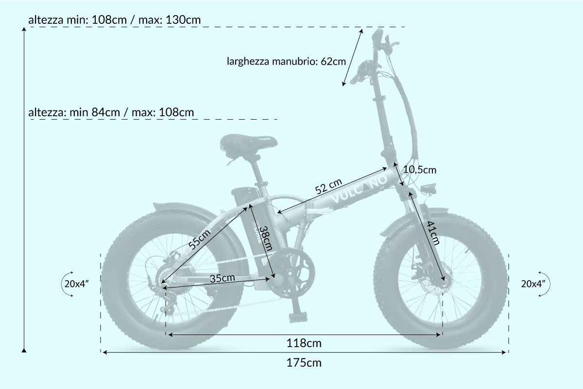 BIGWAY 20"  FAT BIKE 250W 36V ELECTRIC BIKE S-TYPE - 8