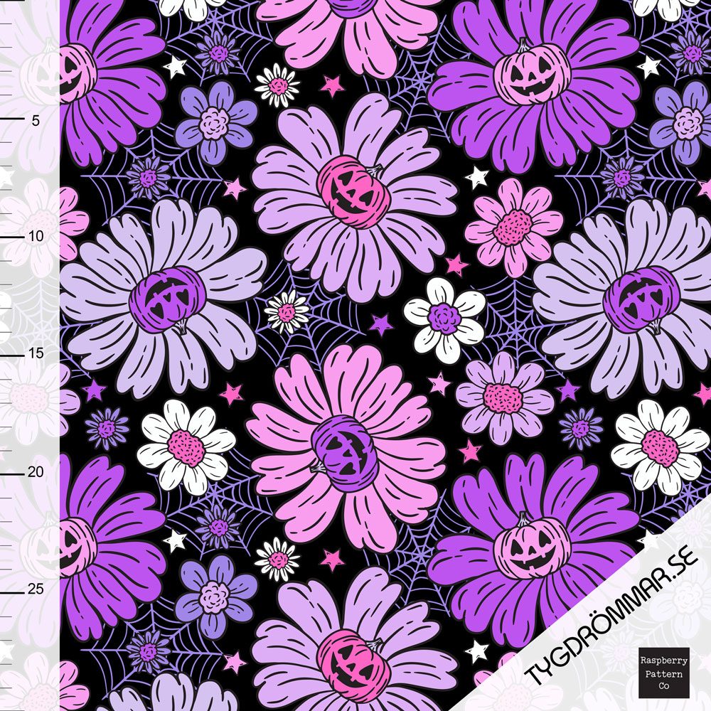 FLOWER N PUMPKINS - PURPLE