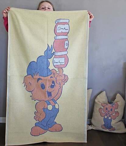 Bamse Dunderhonung barnfilt 72x105cm
