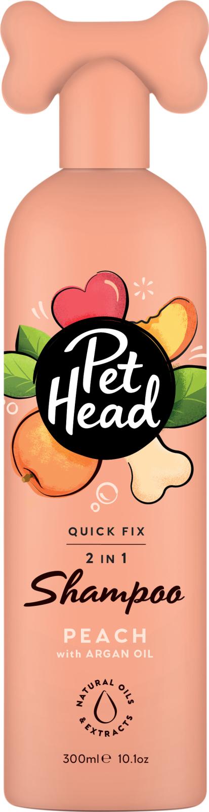 Pet Head Quick Fix 2in1 Peach Shampoo 300ml