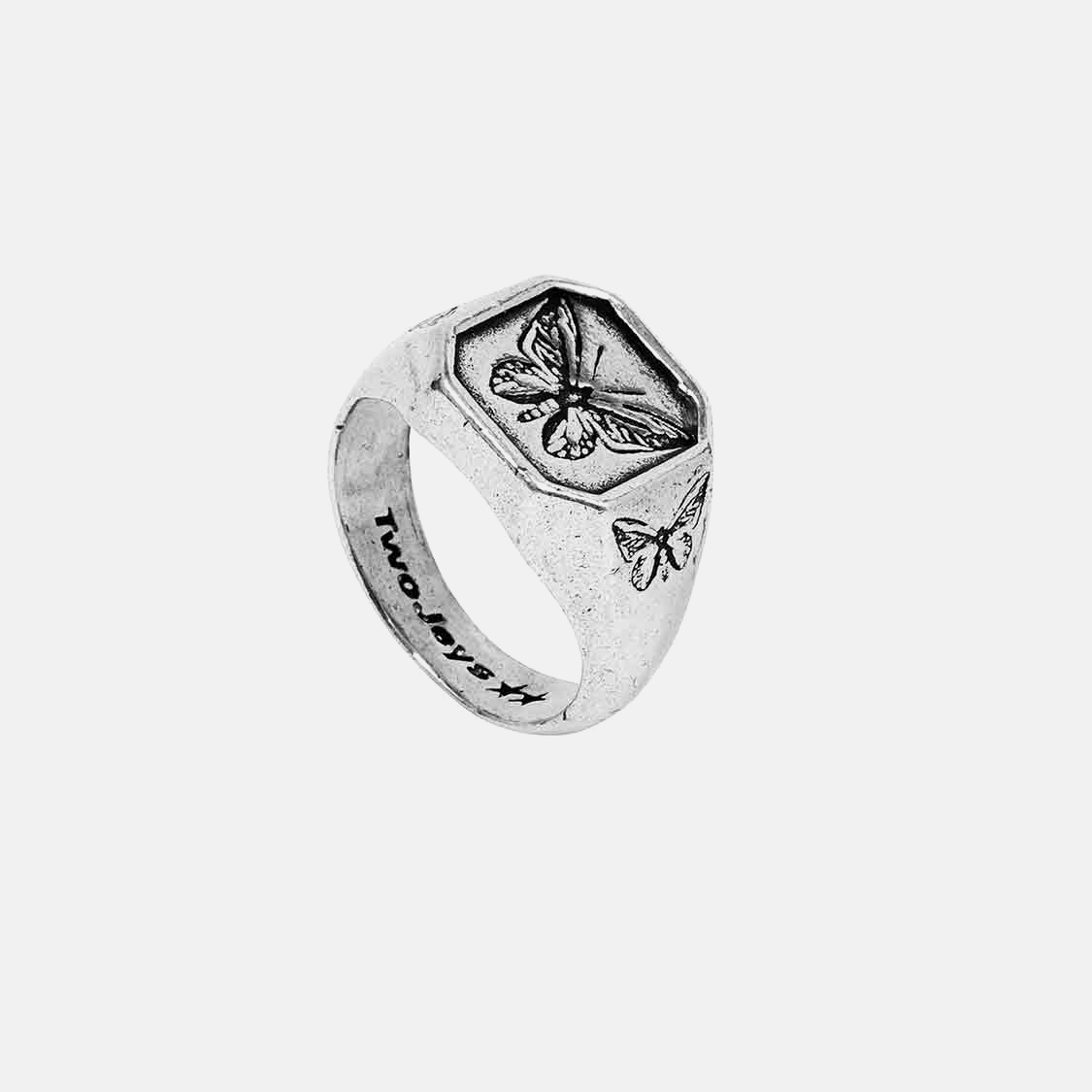 TwoJeys - Butterfly Effect Ring Plata