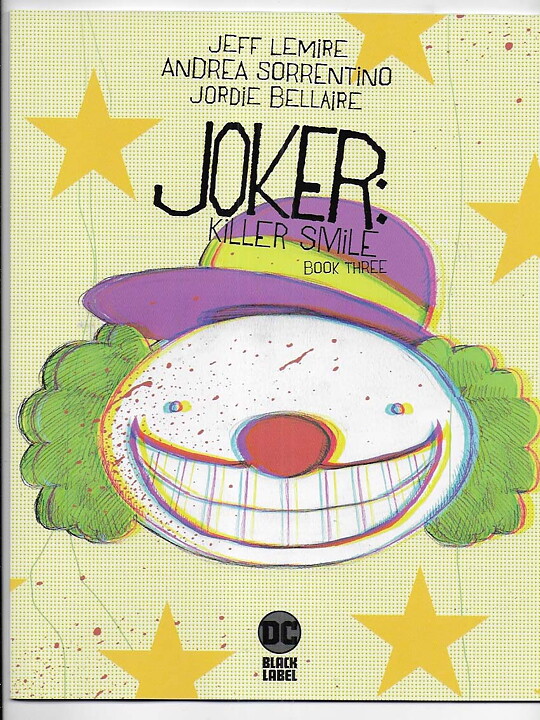 Joker: Killer Smile Book 3 Cover A NM