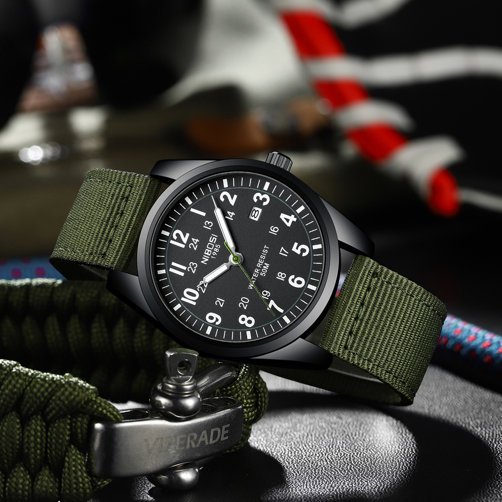 Nibosi Aviator Black - 10