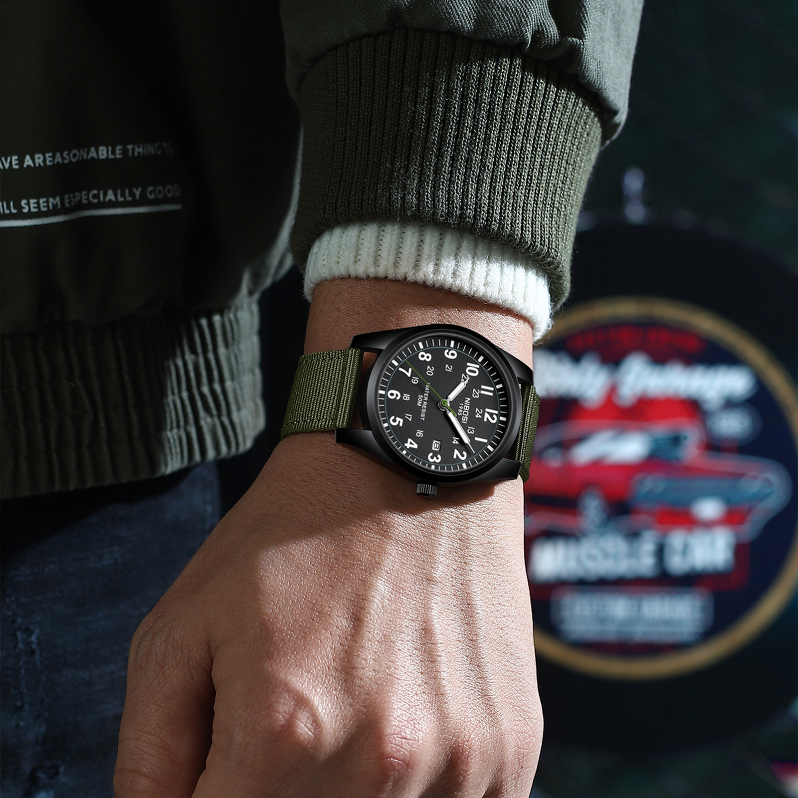 Nibosi Aviator Black - 8