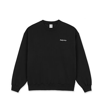 Polar Skate Co. Dave Crewneck Surf Logo Svart