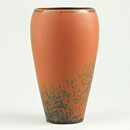 Stig Lindberg (1957) Unique Black/Orange Vase 13 cm