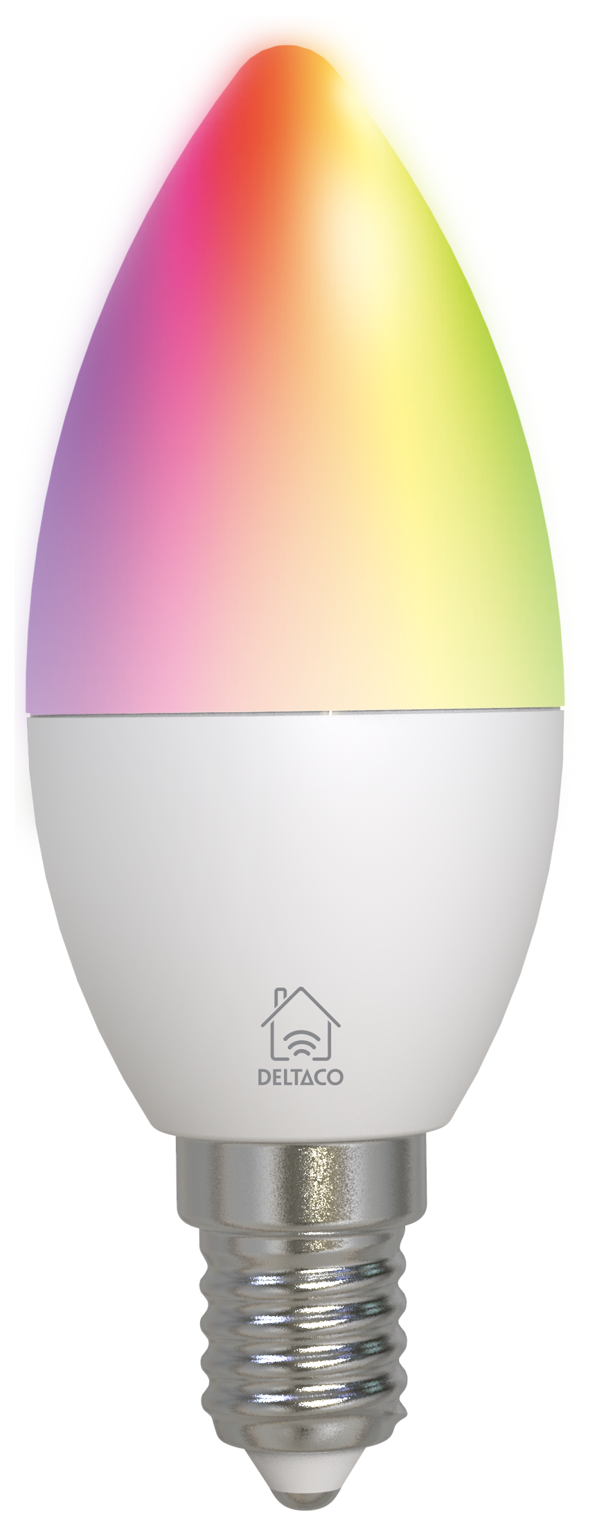 Deltaco Smart Home Smart LED lampa, E14, RGB, WiFi, 4.9W