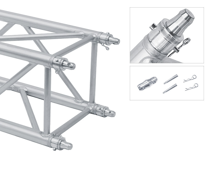 Coupling system for square truss - 3