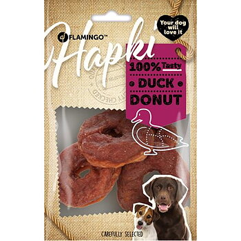 Flamingo Hundgodis Ankdonut 4-Pack 95 Gram