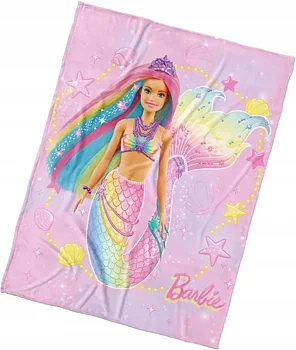 Barbie Fleecefilt 200cm