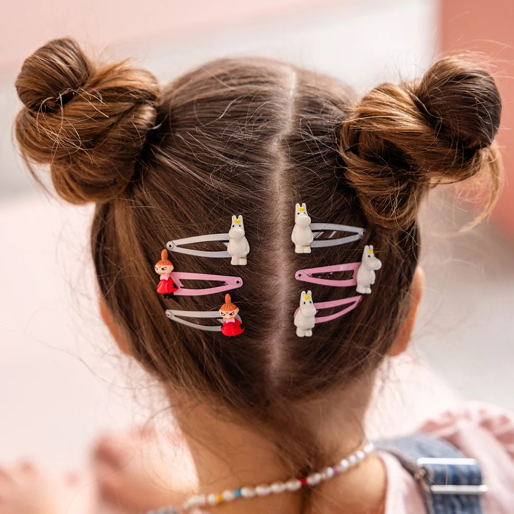 Little My Hair Clips 2-Pack (Assorted Pink / Silver) - 2