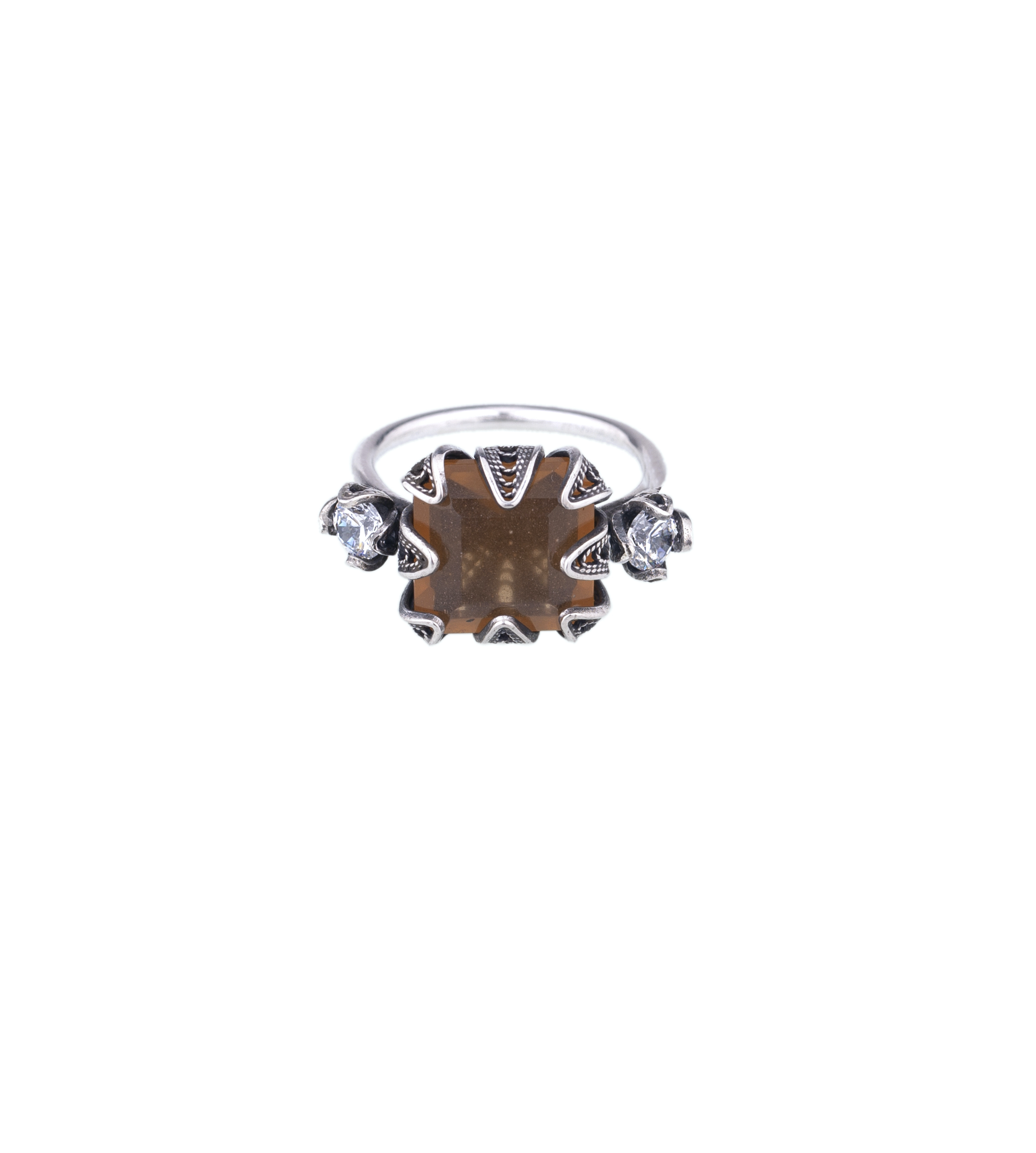 THIN BAND SQUARE AQUALEMURIA & 2 TINY CZ CUPS