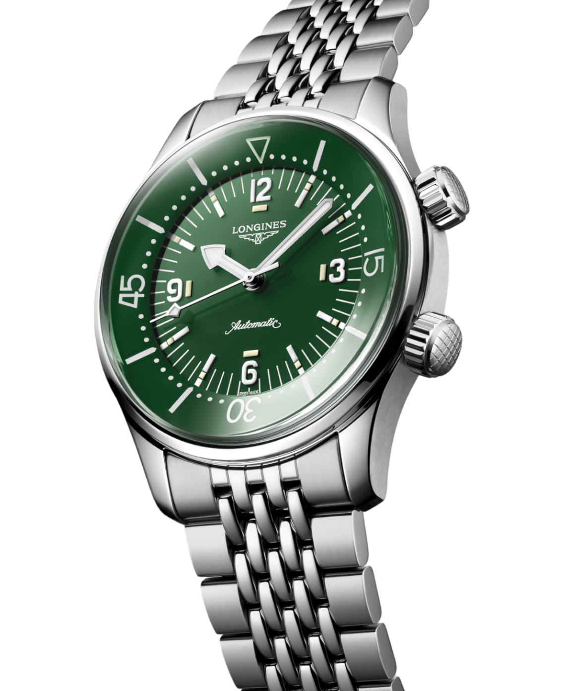L3.764.4.06.6 Longines Legend Diver 39 grön