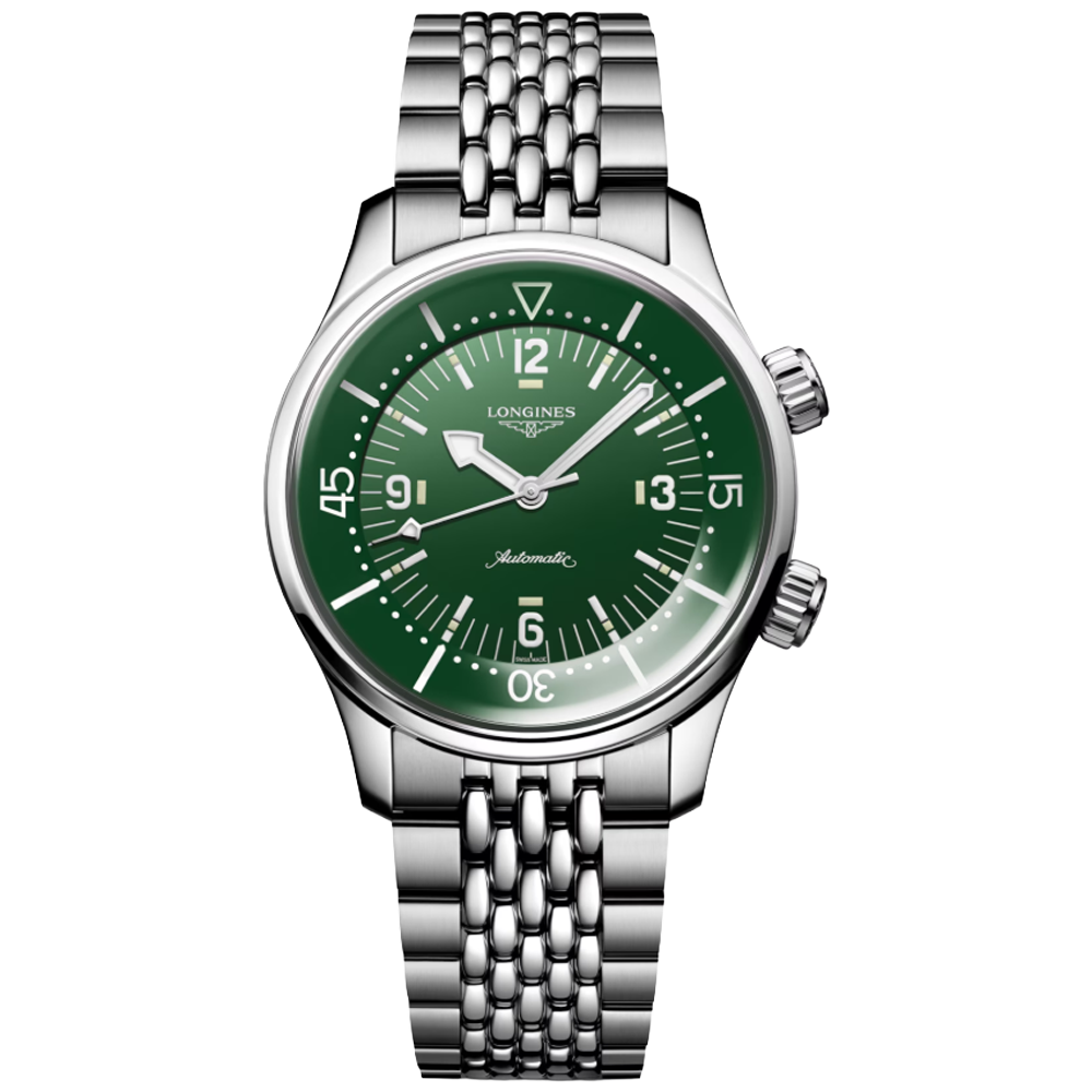 L3.764.4.06.6 Longines Legend Diver 39 grön