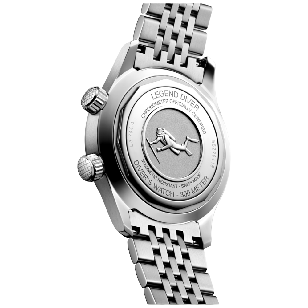 L3.764.4.90.7  Longines Legend Diver 39 blå