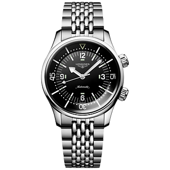 L3.764.4.50.7 Longines Legend Diver 39 Svart