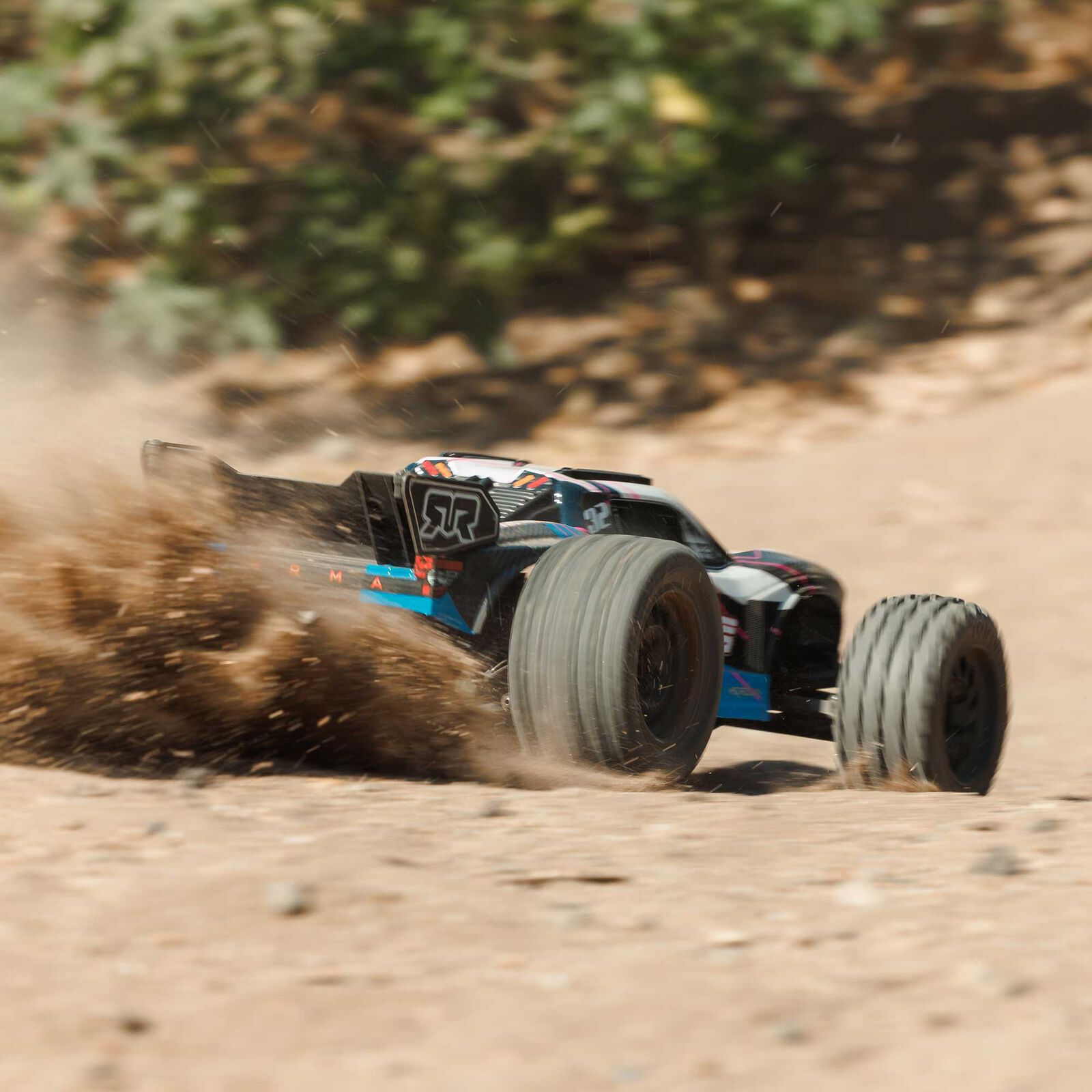 Arrma 1/10 VORTEKS MEGA 550 2WD Stadium Truck RTR, Blue - 7